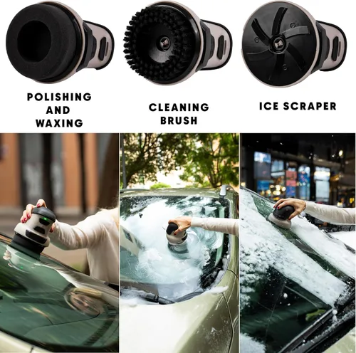 Miniatura 2 de ZONETECH Rascador de hielo eléctrico para parabrisas de automóvil, rascador de nieve eléctrico para ventana, herramientas de eliminación de hielo