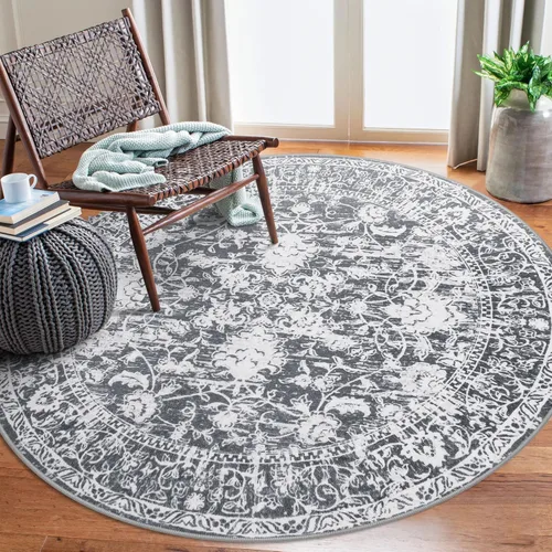 Miniatura 38 de KILOCOCO Alfombra lavable de 2 x 3 para entrada, estampado floral vintage, suave, antideslizante, azul, alfombras de cocina, tapete