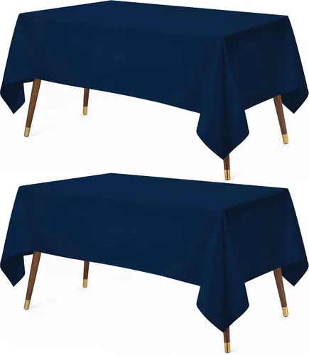 Miniatura 14 de Utopia Kitchen Mantel rectangular, 1 paquete, mantel lavable a máquina, mantel de poliéster para comedor, fiestas de bufé, pícnics, eventos, bodas