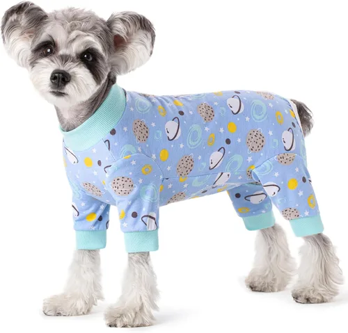 Miniatura 11 de Traje de recuperación quirúrgica para perros pequeños, mameluco para cirugía hembras, pijamas para perros pequeños, pijama de manga larga, vendajes