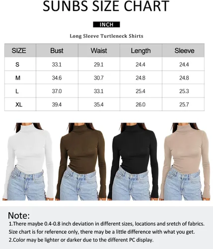 Miniatura 5 de Camisas de manga larga de cuello alto para mujer, 3 piezas, cuello alto, moda de otoño, 2023, ajuste delgado, ropa interior térmica de invierno