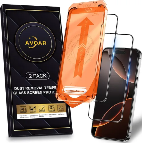 Miniatura 22 de Paquete de 2 protectores de pantalla de privacidad para iPhone 13 Pro Max /14 Plus [kit de alineación automática] vidrio templado, protección