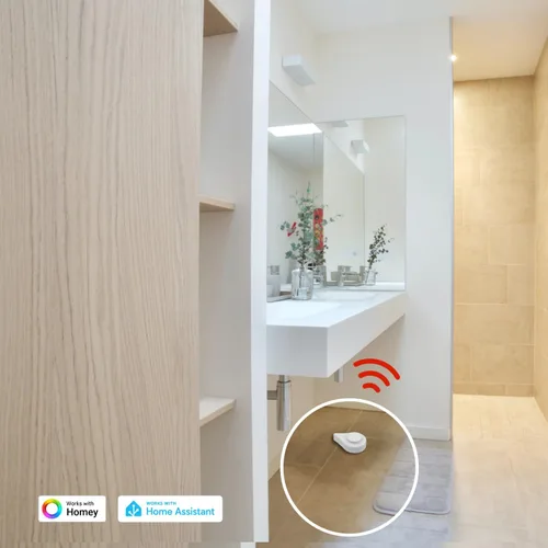 Miniatura 3 de THIRDREALITY Sensor de fuga de agua Zigbee con detección de goteo, alarma de 120dB, notificaciones de la aplicación habilitadas cuando funciona