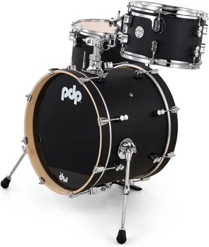 Miniatura 3 de PDP Concept Maple Bop - Carcasa (3 unidades), color negro satinado