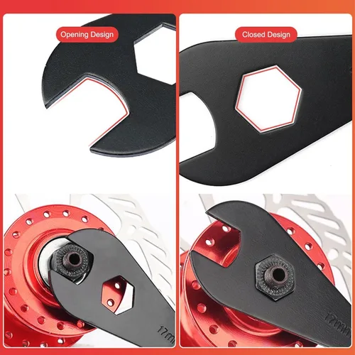 Miniatura 3 de Llave de ciclismo con cono de pedal de bicicleta Llave inglesa-13-14-15-16-17-0.709-0.748 in