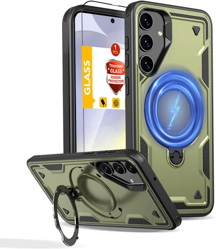 Miniatura 48 de Funda magnética para Google Pixel 9A compatible con cargador inalámbrico MagSafe, para Pixel 9A, funda de teléfono integrada de 360 °, con 2