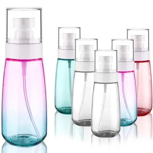 Miniatura 9 de Cosywell Botella de aerosol de niebla fina aprobada por la TSA 3.4 oz 100 ml Paquete de 3 envases de viaje recargables de cosméticos vacíos Botella