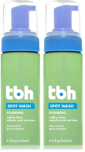 Miniatura 7 de TBH Kids Spot Foam Face Wash - Limpiador diario suave para preadolescentes y adolescentes - Ácido salicílico y corteza de sauce para pieles grasas