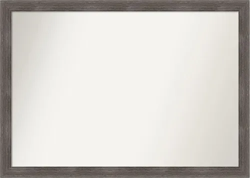 Miniatura 484 de Amanti Art Espejo personalizado, espejo de baño gris plomo a rayas, espejo de pared o espejo de tocador de baño sobre el fregadero