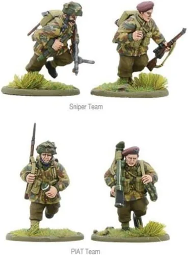 Miniatura 6 de Warlord Games Paracaidistas aliados aerotransportados británicos – Miniaturas de plástico a escala de 1.102 in para Bolt Action Miniaturas altamente