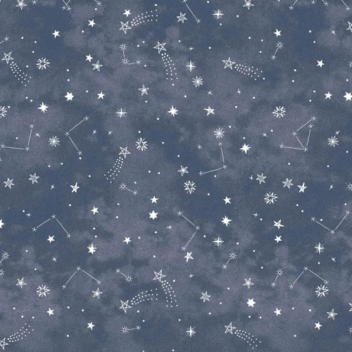 Miniatura 5 de Lambs & Ivy Sky Rocket Blue Stars/Galaxy/Space - Sábana bajera ajustable para cuna (100% algodón)