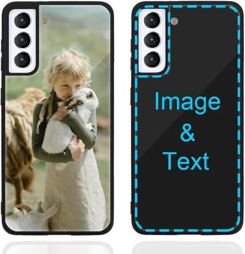 Miniatura 92 de Funda de teléfono personalizada para Samsung Galaxy S22+ / S22 Plus 5G, funda de TPU suave de vidrio templado antiarañazos personalizada con foto