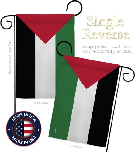 Miniatura 3 de Bandera de Palestina Cementerio Banner de pared Cementerio Decoración de puerta de césped para habitación al aire libre Jardín Póster Bandera