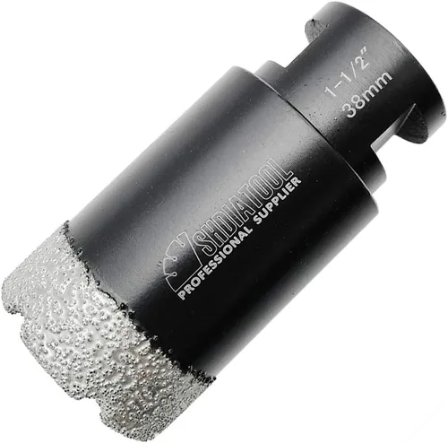 Miniatura 13 de SHDIATOOL Brocas de núcleo de diamante, 2 unidades de 1/4 de pulgada para porcelana, cerámica, ladrillo, ladrillo al vacío, sierra de agujero