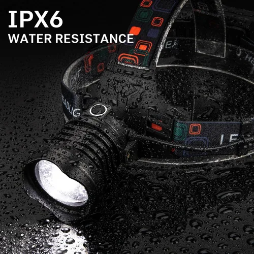 Miniatura 12 de azamine linterna de cabeza recargable súper brillante de 99000 lúmenes, paquete de 2 lámparas de cabeza LED con 3 modos, luces de cabeza ajustables