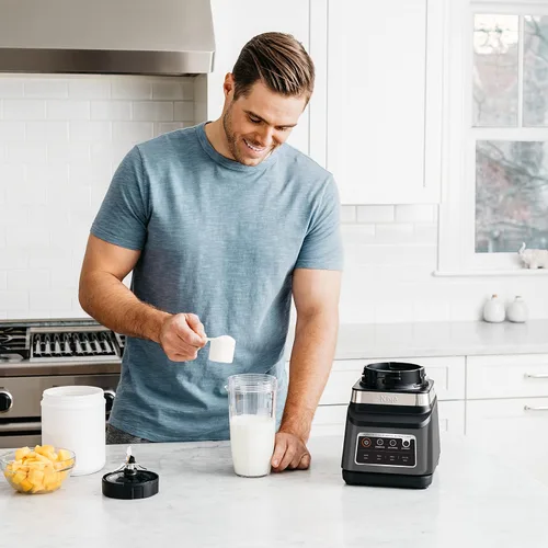 Miniatura 6 de Ninja DB751A Pro Plus DUO Licuadora, 1400W, Auto-IQ, 3 Modos: Batidos, Bebidas Congeladas, Jarra de 72 oz, Vasos de 2 x 24 oz, Pro Blades