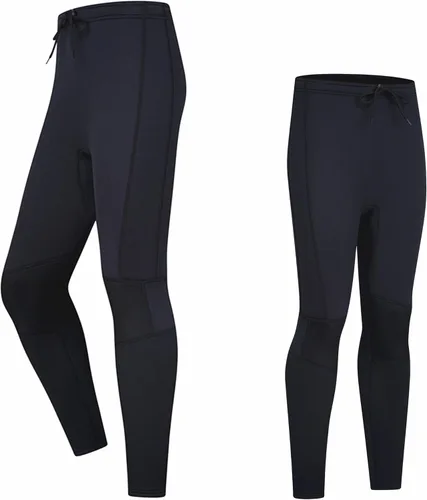 Miniatura 8 de Pantalones de neopreno para hombre y mujer, 1.5mm/3mm, pantalones largos de neopreno para mantener el calor, pantalones de buceo para surf, kayak