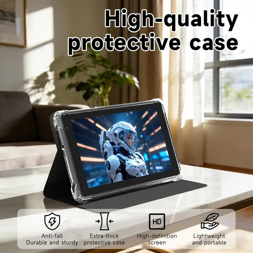 Miniatura 4 de NOVOJOY Tablet de 7 Pulgadas con Estuche, Tablet PC Android 15, Almacenamiento de 32GB 8GB RAM Tablets con Procesador Quad-Core Tableta pc Android