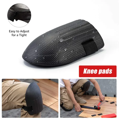Miniatura 7 de EZARC Kit de instalación de pisos de madera laminada de 64 piezas con mazo reforzado de doble cara, barra de tracción resistente, bloque de roscado