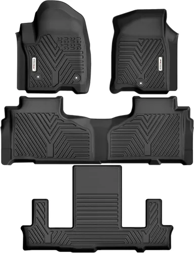 Miniatura 11 de YITAMOTOR Alfombrillas de suelo aptas para Chevrolet Tahoe y GMC Yukon 2015-2020, revestimientos de suelo de TPE para todo tipo de clima, accesorios