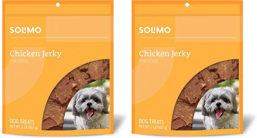 Miniatura 9 de Amazon Brand - Solimo Golosinas de Pollo Deshidratado para Perros, 2 libras (El Empaque Puede Variar)