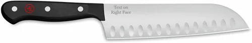 Miniatura 2 de Wusthof Gourmet - Cuchillo Santoku de borde hueco de 7 pulgadas con grabado personalizado, personalizado