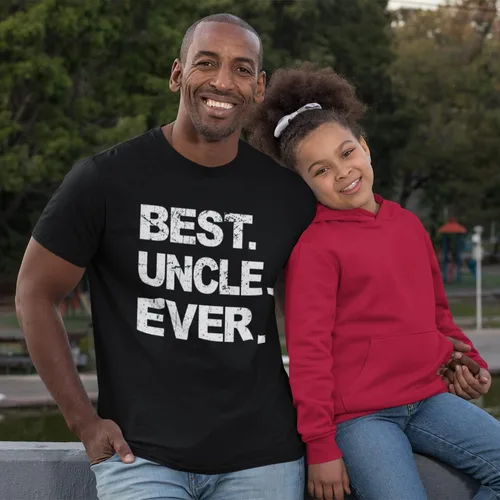 Miniatura 3 de Camiseta con texto en inglés "Best Dad & Uncle Ever", divertida camiseta sarcástica para papá, linda broma para hombre, regalo para papá y tío