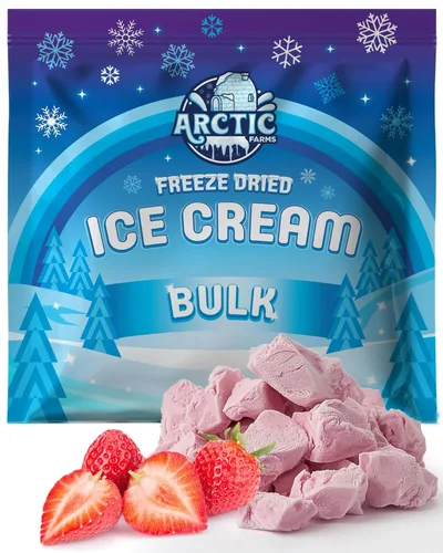 Miniatura 53 de Arctic Farms Trozos de Helado Liofilizado a Granel - No se Derrite (Mantequilla de Maní) (1 libra)