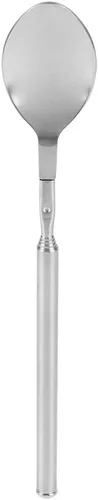 Miniatura 9 de Cuchara telescópica de acero inoxidable – Cuchara extensible de mango largo para barbacoa – Cucharas retráctiles para cocinar al aire libre