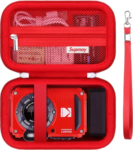 Miniatura 11 de Funda de transporte compatible con KODAK PIXPRO WPZ2, resistente al agua, a prueba de golpes, a prueba de polvo, WiFi, funda de viaje con bolsillo