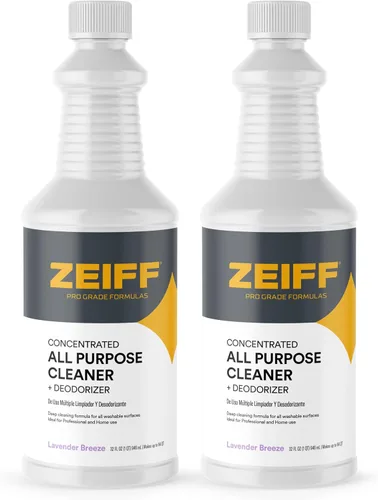Zeiff Limpiador y desodorante multiusos de grado profesional, fórmula de limpieza profunda y eliminación de olores para superficies profesionales y