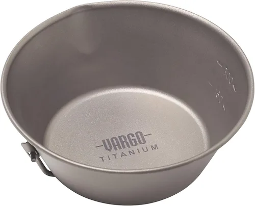 Miniatura 3 de Vargo Outdoors Titanium Sierra Cup 450 - Taza ultraligera y duradera para acampar y mochilero
