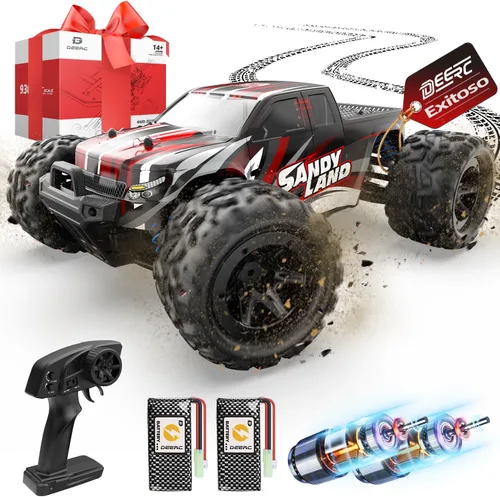 Miniatura 9 de DEERC 9309E - Coches RC todoterreno rápidos para adultos 40KPH, camioneta monstruo de control remoto todoterreno eléctrico 4WD, coche de alta