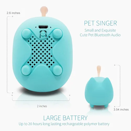 Miniatura 9 de gingo Altavoz Bluetooth portátil, mini altavoces inalámbricos con claridad estéreo, emparejamiento TWS, micrófono integrado, súper graves, tiempo