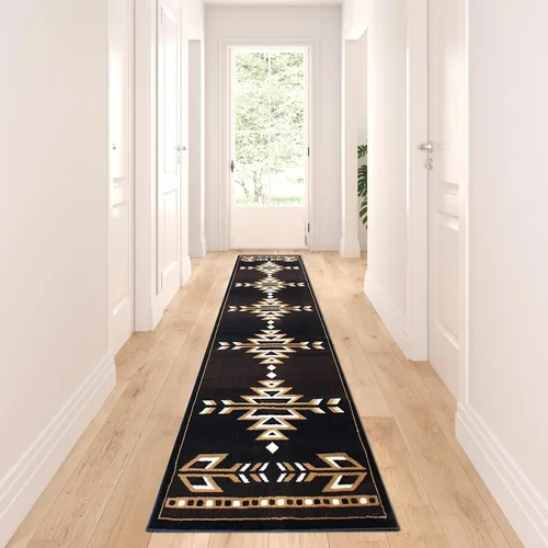 Miniatura 25 de Masada Masada Rugs Southwest - Alfombra nativa americana de 2 x 3 pies, color azul