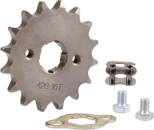 Miniatura 16 de WOOSTAR Piñón delantero para motocicleta 428-11T 17mm para 50cc 70cc 90cc 110cc 125cc Dirt Pit Bike Mini Bike ATV 4 ruedas