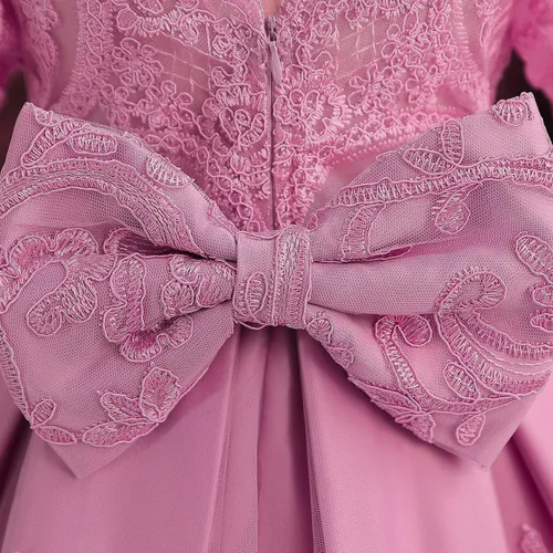 Miniatura 5 de NNJXD - Vestido de princesa de tul con flores, para usar en bodas, para niñas pequeñas y bebés