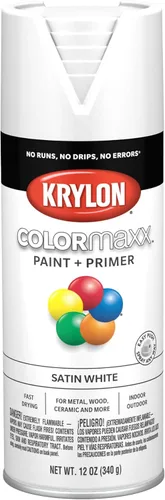 Miniatura 72 de Krylon K05599007 COLORmaxx Pintura en aerosol y base para uso en interiores y exteriores, color gris brillante para maquinaria, 12 onzas