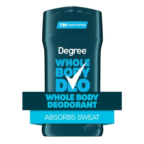 Miniatura 3 de Degree Desodorante en barra de cuerpo entero para hombre, aroma Ocean Rush, se desliza sobre transparente + absorbe el sudor, sin aluminio