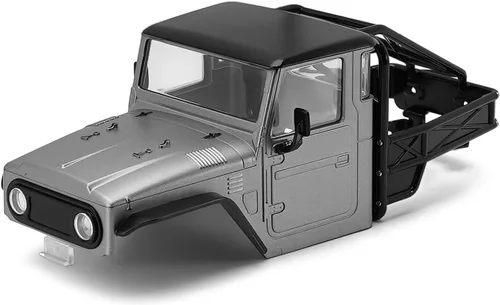 Miniatura 9 de INJORA 87g IR40 Camión Cuerpo Casco con Jaula de Tubo para 1/18 TRX4M Defender Bronco Pieza de Mejora (Azul)