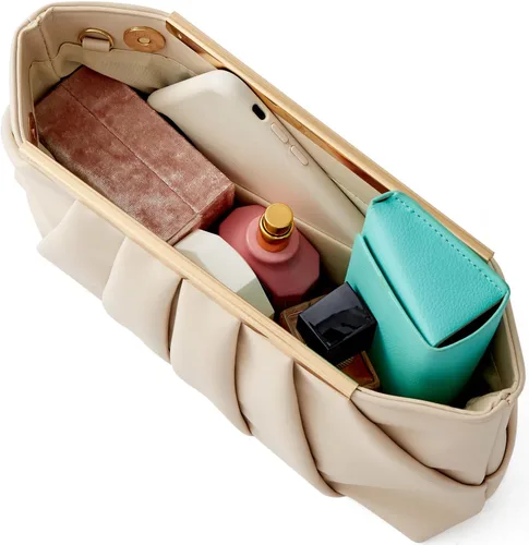 Miniatura 6 de Bolso de mano elegante plisado formal bolso de noche simple y elegante para mujer