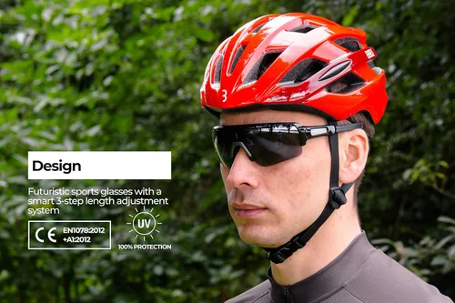 Miniatura 2 de BBB Gafas deportivas clásicas Negro Brillo
