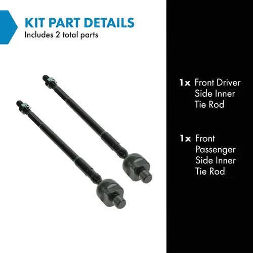 Miniatura 2 de TRQ Juego de barras de acoplamiento interiores delanteras compatibles con Mazda Miata 1990-1997