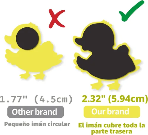 Miniatura 2 de SUPINEEDO Imanes de refrigerador para niños, lindos imanes de refrigerador de animales de granja para niños pequeños de 1-3 años, imanes
