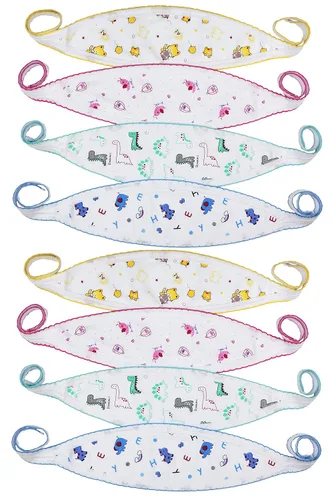 Miniatura 7 de ToBeInStyle Paquete de 3 Cómodas Fajas Abdominales para Bebés Recién Nacidos - Pastel - Talla Única Paquete de 3: Pastel