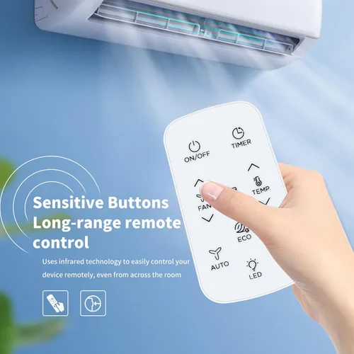 Miniatura 4 de RG15C1/E - Mando a distancia de repuesto compatible con aire acondicionado de ventana Toshiba RG15C/E RG15CE