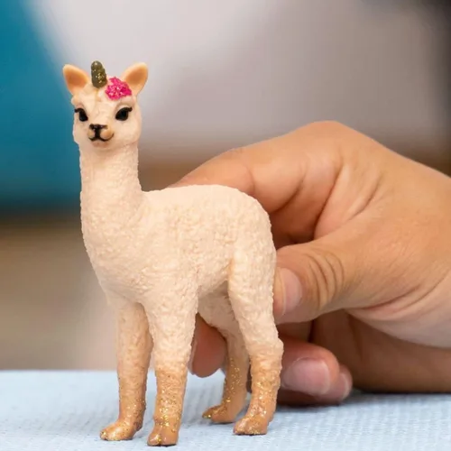 Miniatura 2 de Schleich bayala - Juguetes de criatura mítica de unicornio para niñas y niños, figura de juguete de unicornio de llama bebé, niños a partir de 5 años