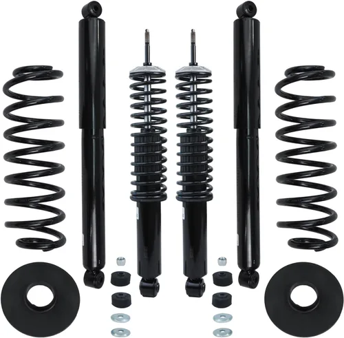 Detroit Axle - Puntales 4WD para Ford Expedition Lincoln Navigator 1997-2002, 4 puntales completos con muelle helicoidal delantero trasero 1998 1999