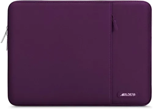 Miniatura 7 de MOSISO Funda vertical de poliéster con bolsillo para laptop de 15, 15.6 y 16 pulgadas, para computadora MacBook Pro 16 M4, M3, M2 y M1, HP, Acer