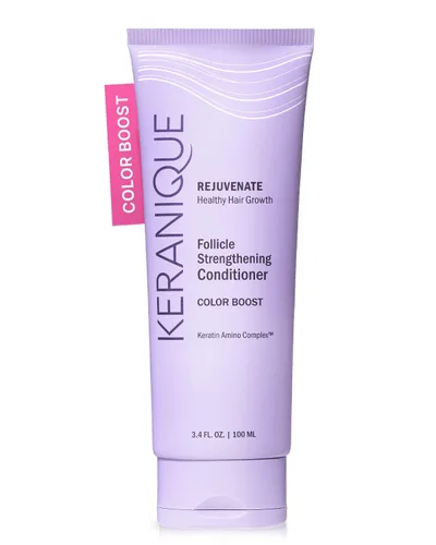 Keranique Color Boost Scalp - Acondicionador revitalizante de queratina para cabello teñido – Protege y extiende el color, sin sulfatos, tintes y